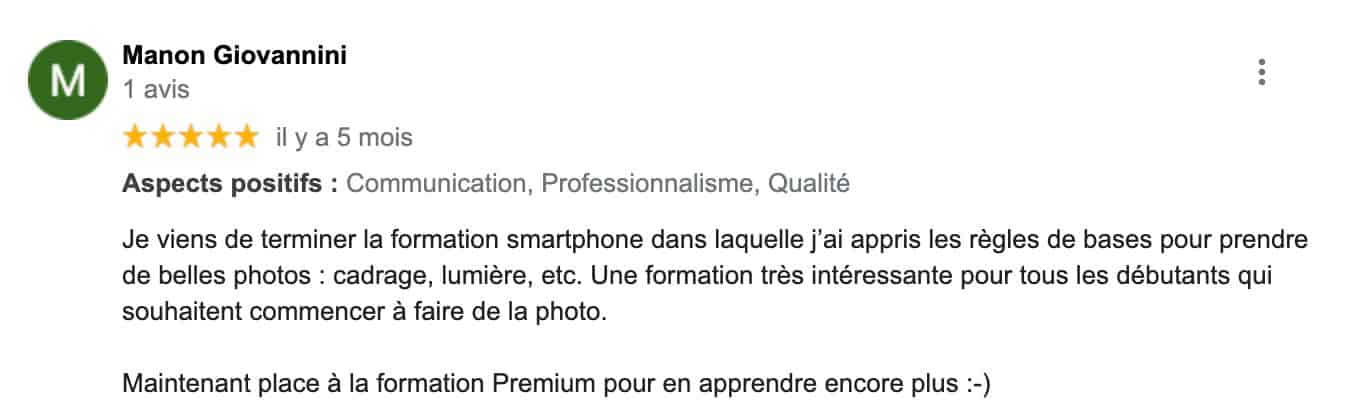 Avis JC PIERI Formation