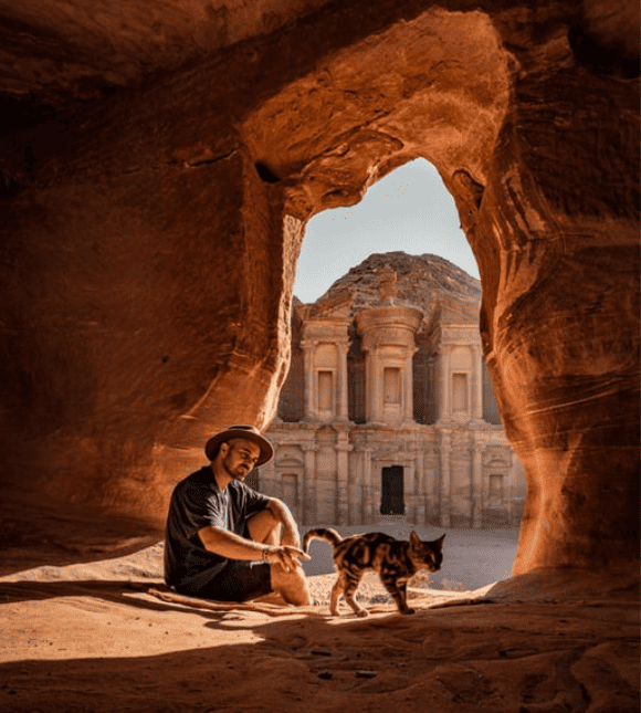 Temple de Petra en Jordanie