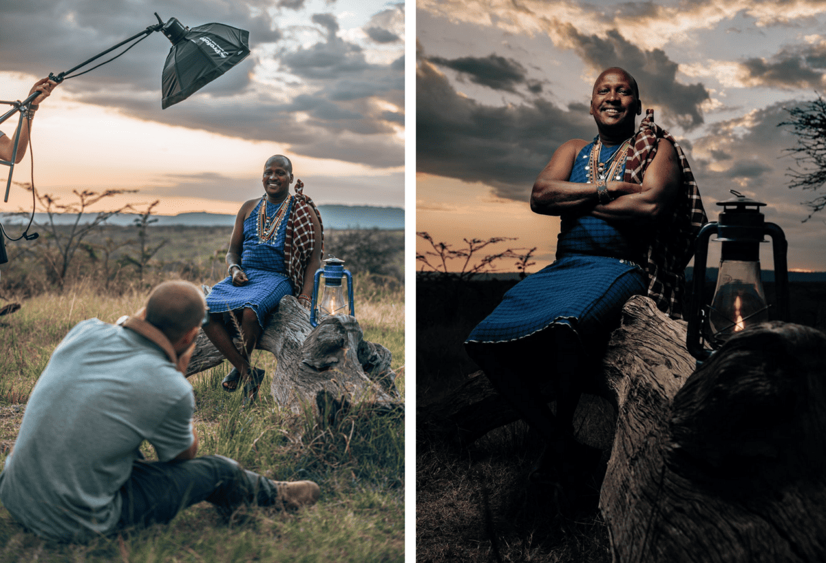 Photographie de portrait homme Kenya