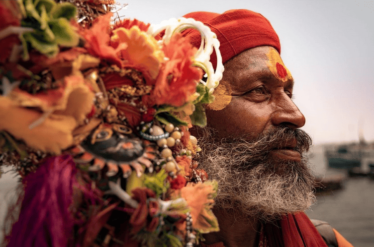 Photographie de portrait homme Varanasi